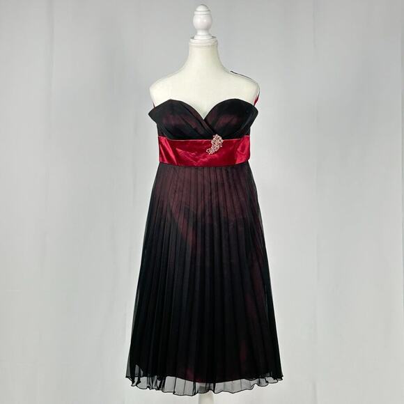 Bella Formula By Venus Midi A-Line Sheer Midi Dress With Medallion New Size 12 - Picture 1 of 5